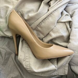 Sam Edelman Nude Beige Pump Heels Leather NWT